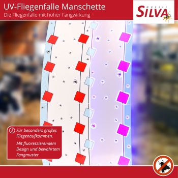 UV-Stallfliegenfalle - 6 Bögen á  60 cm x 30 cm - (Schwalbenschutz)