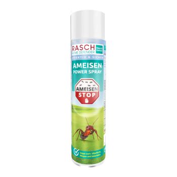 Rasch Home Defender - Ameisen Power Spray | Effektive und sichere Bekämpfung von Ameisen und Anderen Insekten | Ameisenspray gegen Ameisen und Ameisennester | 400 ml